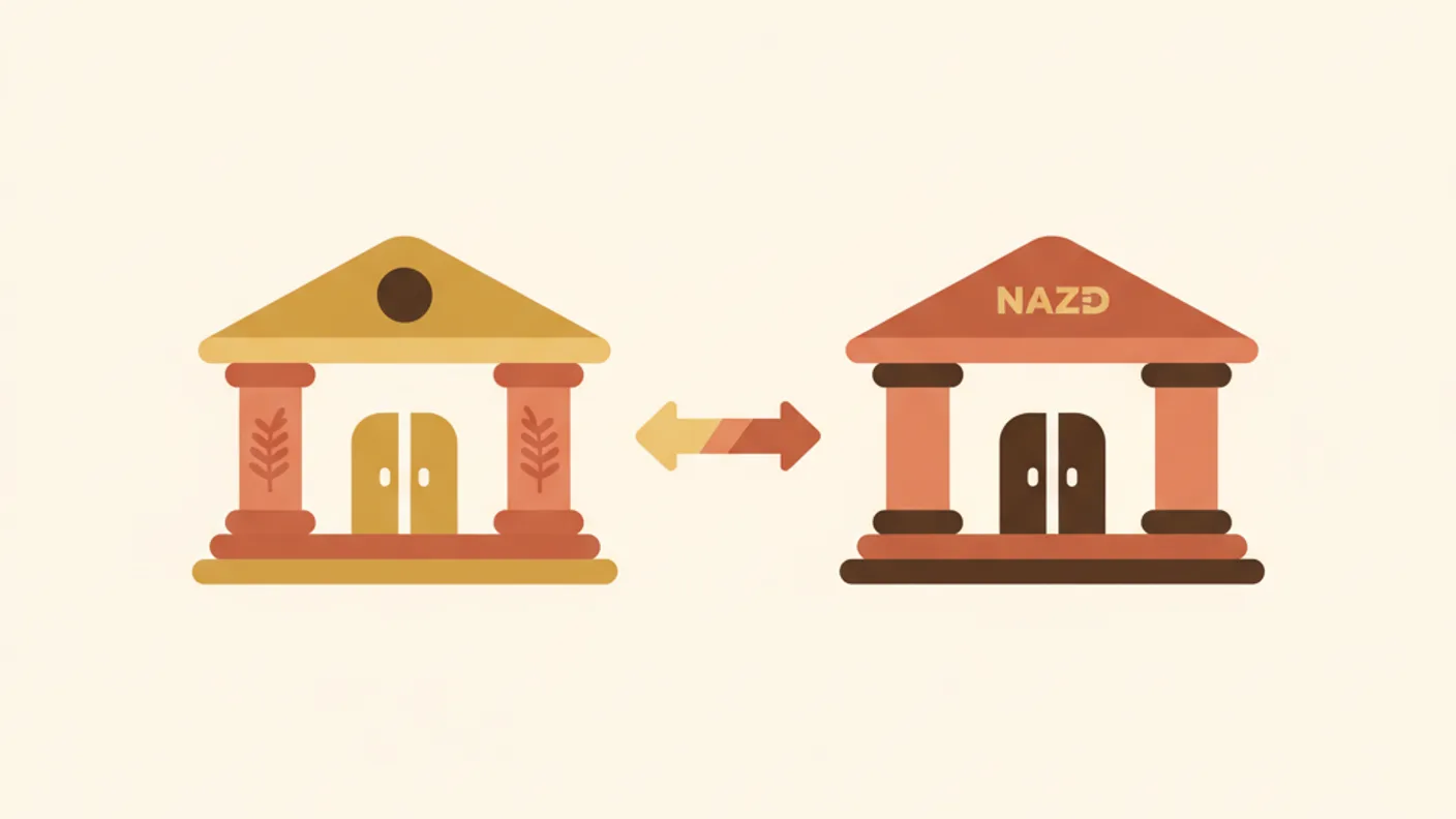 Illustration of multiple NZ bank-card silhouettes lined up for comparison